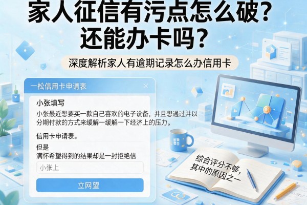 家人征信有污点怎么破？还能办卡吗？深度解析家人有逾期记录怎么办信用卡
