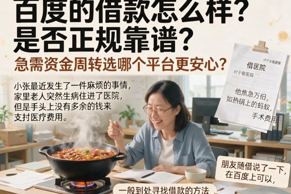 百度的借款怎么样？是否正规靠谱？急需资金周转选哪个平台更安心？