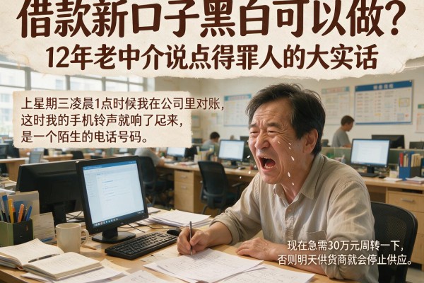 借款新口子黑白可以做？12年老中介说点得罪人的大实话